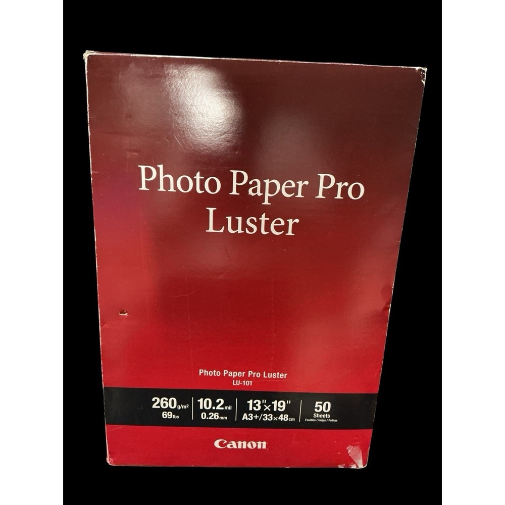 Canon Photo Paper Pro Luster Professional LU-101 13x19 A3 +/33 x 48cm 50 Sheets